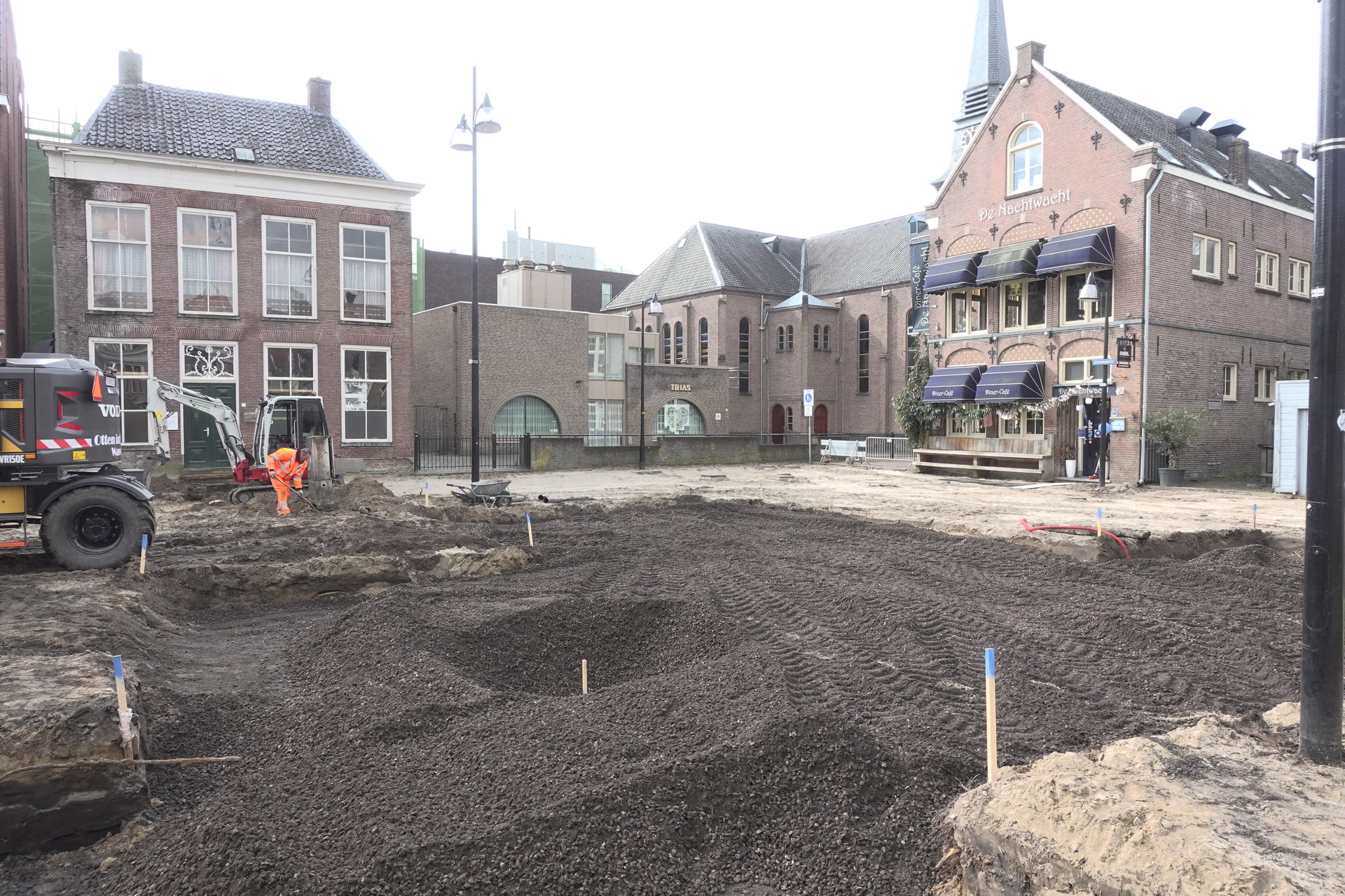 Groenmarkt Meppel, standplaatsinrichting