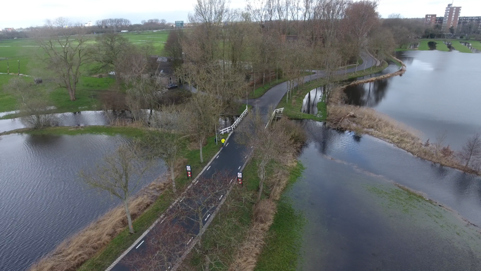 Fietspad Reggersweg, kap bomen, informele afhandeling