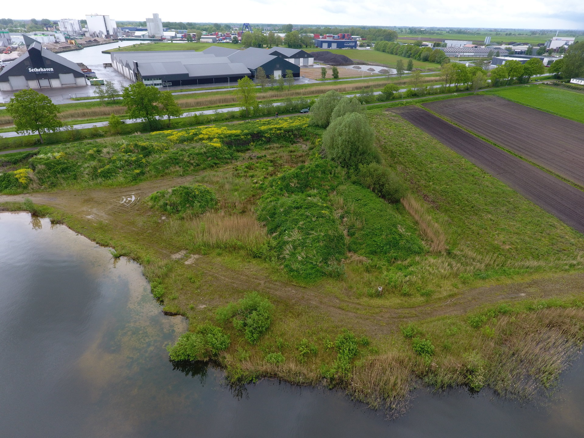 nieuwe locatie zanddepot